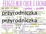Klasa 7. Biologia. Higiena oka i ucha (sketchnotka)