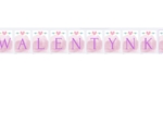 WALENTYNKI - GIRLANDA NA GAZETKĘ