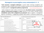 WYMAGANIA EDUKACYJNE z MATEMATYKI na każdą ocenę dla kl. IV – VIII / zgodne z podstawą programową 2025/2026 / PDF do druku