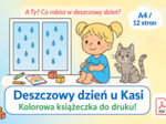 Książeczka obrazkowa "Deszczowy dzień u Kasi"