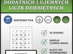 Domino - Mnożenie i dzielenie dodatnich i ujemnych liczb dziesiętnych | matematyka