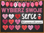GAZETKA WALENTYNKOWA - "WYBIERZ SWOJE SERCE"