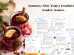 GOTOWA_LEKCJA_A2+/B1 January: New Year's resolutions, winter issues...