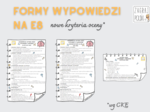 Wklejka – kryteria oceny form wypowiedzi na E8 od 2024 r. [opowiadanie, rozprawka, zaproszenie/ogłoszenie]