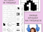 Okrąg wpisany w trójkąt, okrąg opisany na trókącie - kodowanka