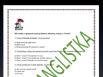 Dobieranie reakcji do sytuacji- 20 nowych zdań z 3 opcjami do wyboru + klucz. Egzamin Ósmoklasisty - j. angielski