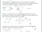 Wszystko o czworokątach - notatka