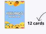 FEELINGS FLASHCARDS, FISZKI, UCZUCIA