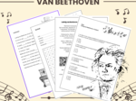 Ludwig van Beethoven Arbeitsblatt język niemiecki