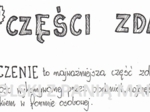 rysnotka "CZĘŚCI ZDANIA"
