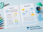 Karty pracy „Deszczowa pogoda”