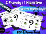 DARMOWE 2 Prawdy i 1 Kłamstwo. Halloween Upiorne Ułamki Zwykłe.