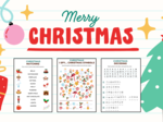 CHRISTMAS MEGA PACK – zestaw gier, kart pracy i aktywności świątecznych dla klas 1–3 | Christmas Worksheets (wykreślanki, kodowanie, krzyżówka, kolorowanki, gry typu memory, domino, Ja mam... Kto ma...i WIĘCEJ!)