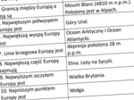 Położenie i ukształtowanie powierzchni Europy (rozsypanka)