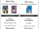 Karty Ja mam, Kto ma? Rodzaje i gatunki literackie, egzamin ósmoklasisty