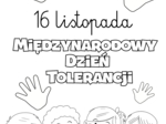 Dzień Tolerancji - karty pracy 1-3