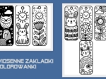 Zakładki wiosenne kolorowanki