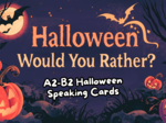 Halloween Would You Rather - zestaw 30 kart (A2-B2 Halloween Speaking)