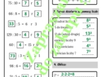 Dzielenie z resztą, kwadraty i sześciany liczb - karta pracy.