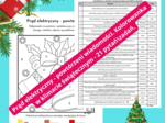 Fizyka. Kl 7,8 . Prąd elektryczny - powtórzenie. Kolorowanka w świątecznym klimacie. 21 zadań/pytań prawda/fałsz.
