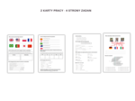 Countries and Nationalities Worksheet - Pańśtwa i Narodowości, 2 katy pracy, język angielski, dodatkowo czasownik "to be" w zdaniach twierdzących i zaimki osobowe