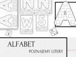 Alfabet - wytnij wklej - Poznajemy litery