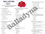 "Balladyna" Juliusza Słowackiego - test znajomości lektury