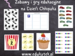 Zestaw zabaw i gier edukacyjnych na Dzień Chłopaka