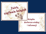 ZALETY CZYTANIA KSIĄŻEK – gazetka – biblioteka – język polski – 14 stron – wersja 3