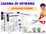Zadania do urwania – dodawanie pisemne