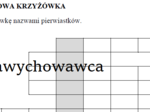 Pierwiastkowa krzyżówka