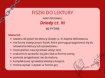 Dziady cz. III - fiszki do lektury
