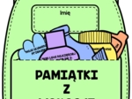 1 Dzień Szkoły - Pamiątki z wakacji