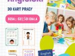 Angielski – części ciała 👧👦 📘 30 kart pracy