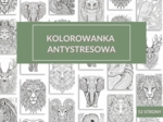 Kolorowanka antystresowa - zwierzęta