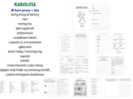 Karolcia - karty pracy