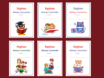 DYPLOM MAŁEGO CZYTELNIKA - pasowanie - BIBLIOTEKA - dyplomy – 12 wersji