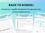 Back to school! zagadki, karta pracy, łamigłówki liceum szkoła ponadpodstawowa