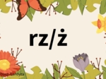 Ortografia rz/ż