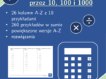 Mnożenie i dzielenie przez 10, 100 i 1000 | matematyka | 26 kolumn