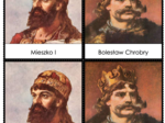 Władcy Polski: karty trójdzielne