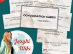 Conversation Cards - Deep Edition. Karty Konwersacyjne Języki Wiki