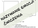 Lekcja o emocjach. Słownictwo i nazywanie emocji, uzupełnianie zdań, kolorowanka.