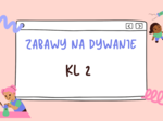Bank zabaw na dywanie dla klasy 2