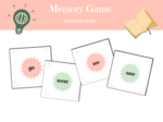 Memory Game Gra Memory Czasowniki Nieregularne Irregular Verbs Past Simple Język angielski
