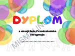Dyplom dzień przedszkolaka