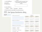 KALENDARZ NA 2025 ROK - ZADANIA MATEMATYCZNE