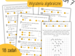 POWTÓRZENIE MATERIAŁU - Wyrażenia algebraiczne - KLASA 7