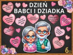DZIEŃ BABCI I DZIADKA - zestaw materiałów, grafika XXL