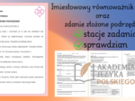 Składnia STACJE ZADANIOWE ORAZ SPRAWDZIAN